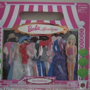 Barbie Boutique Fun Fashions Collection Series Magnetic Paper Dolls "NEW"
